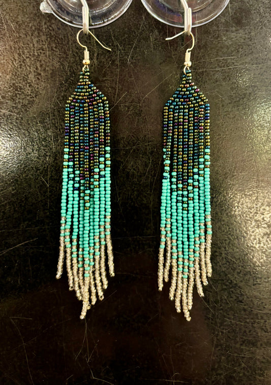 Beaded Earring, 1 pair