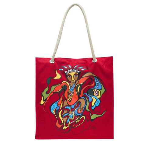 Pow Wow Dancer Tote Bag