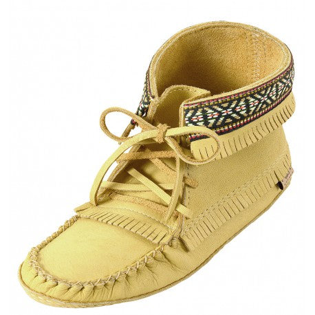 Mens Village Style Bootie-Moose Hide – Whetung Ojibwa Centre