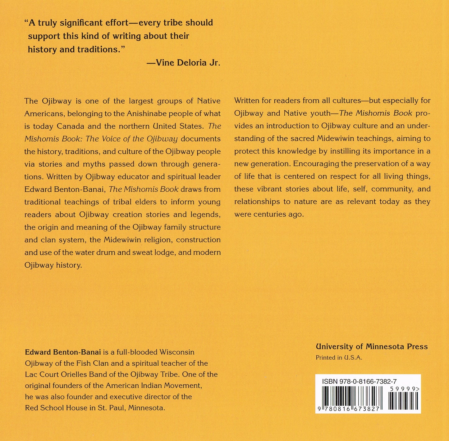 Mishomis by Edward Benton-Banai ***Best Seller***