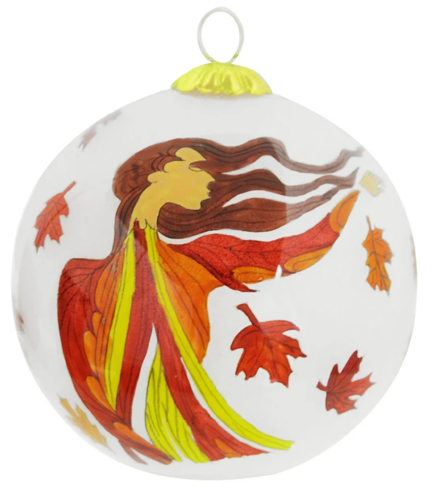 Leaf Dancer Ornament by Maxine Noel