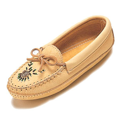 Ladies Double Soled Moose Hide Moccasins by Bastien *Best Seller*