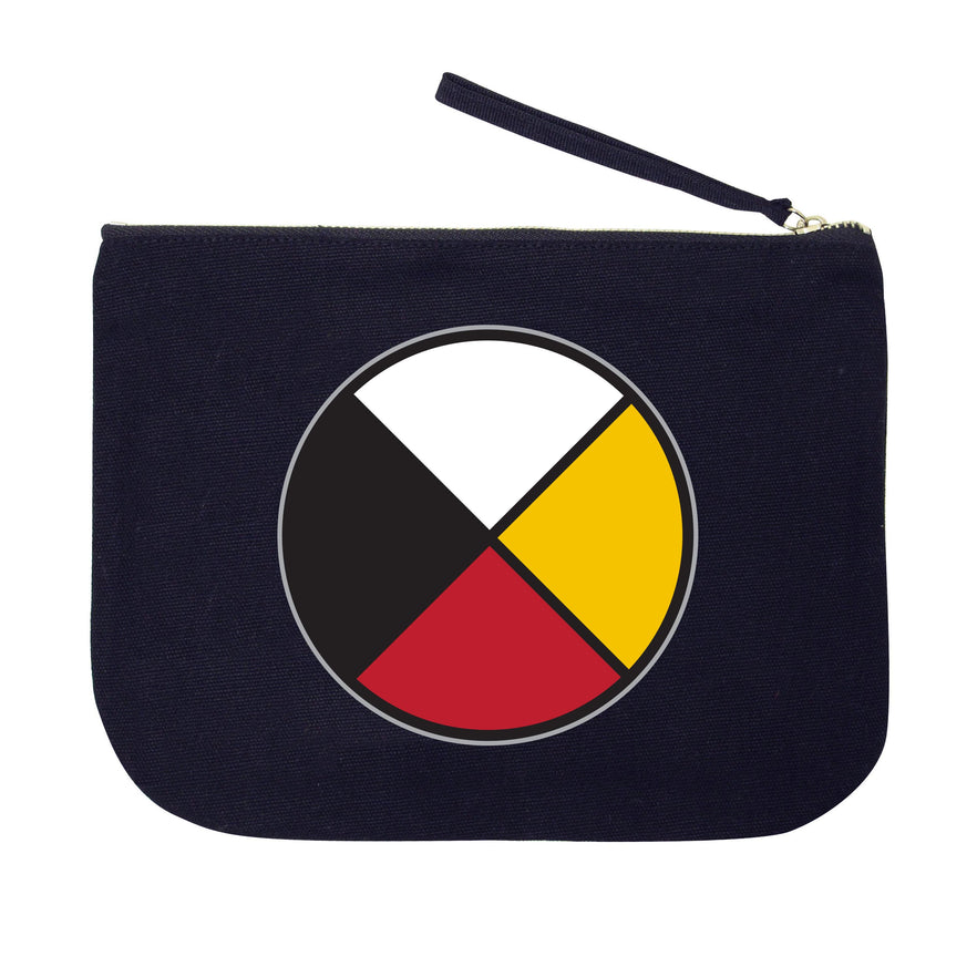 Medicine Wheel Zippered Pouch