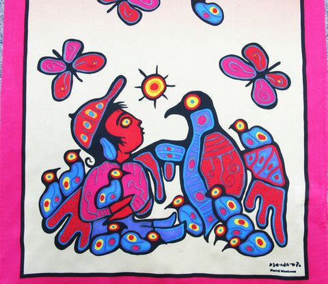 Thunderbird Protecting Children Silk Scarf