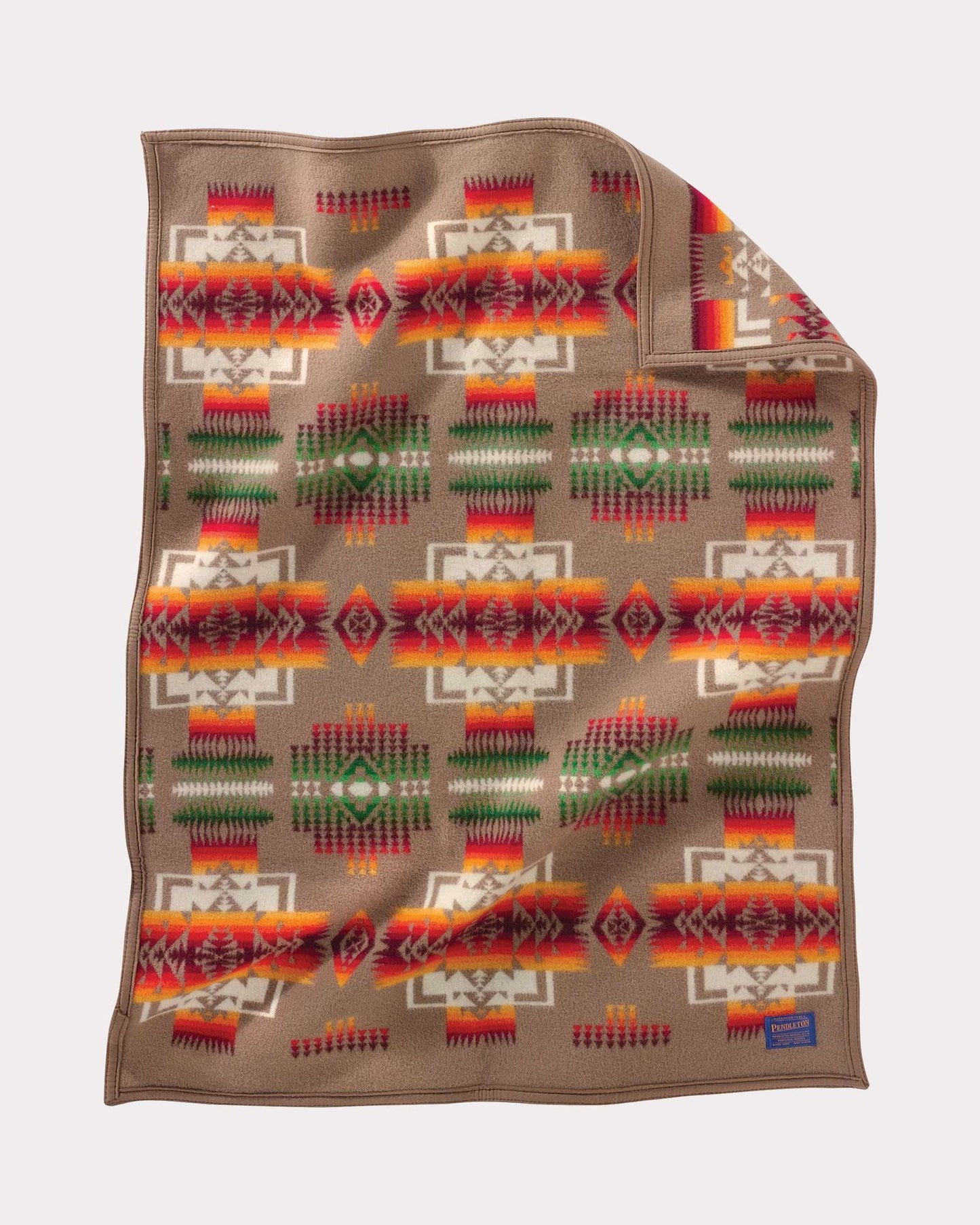 Chief Joseph Baby Blanket by Pendleton, Tan