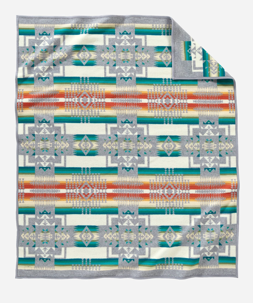 Chief Joseph Blanket Grey by Pendleton