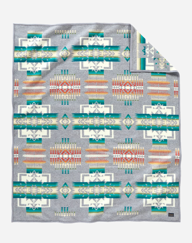 Chief Joseph Blanket Grey by Pendleton