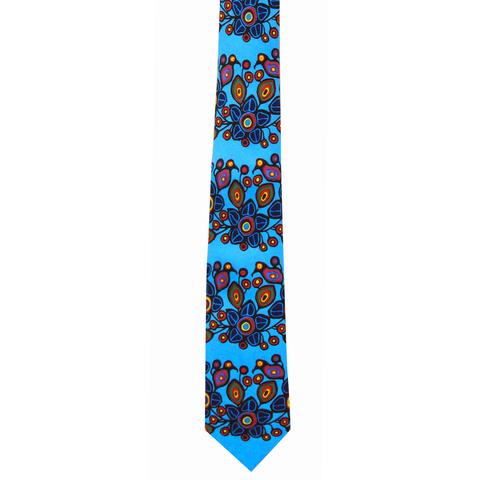 Flowers and Birds Silk Tie