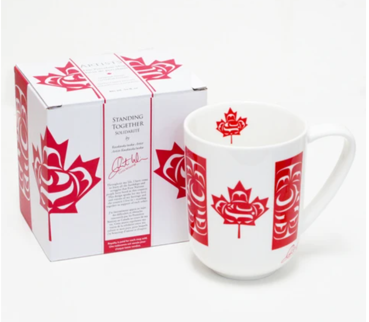Standing Together Mug by Curtis Wilson