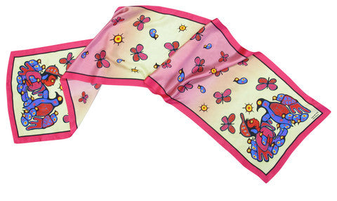 Thunderbird Protecting Children Silk Scarf