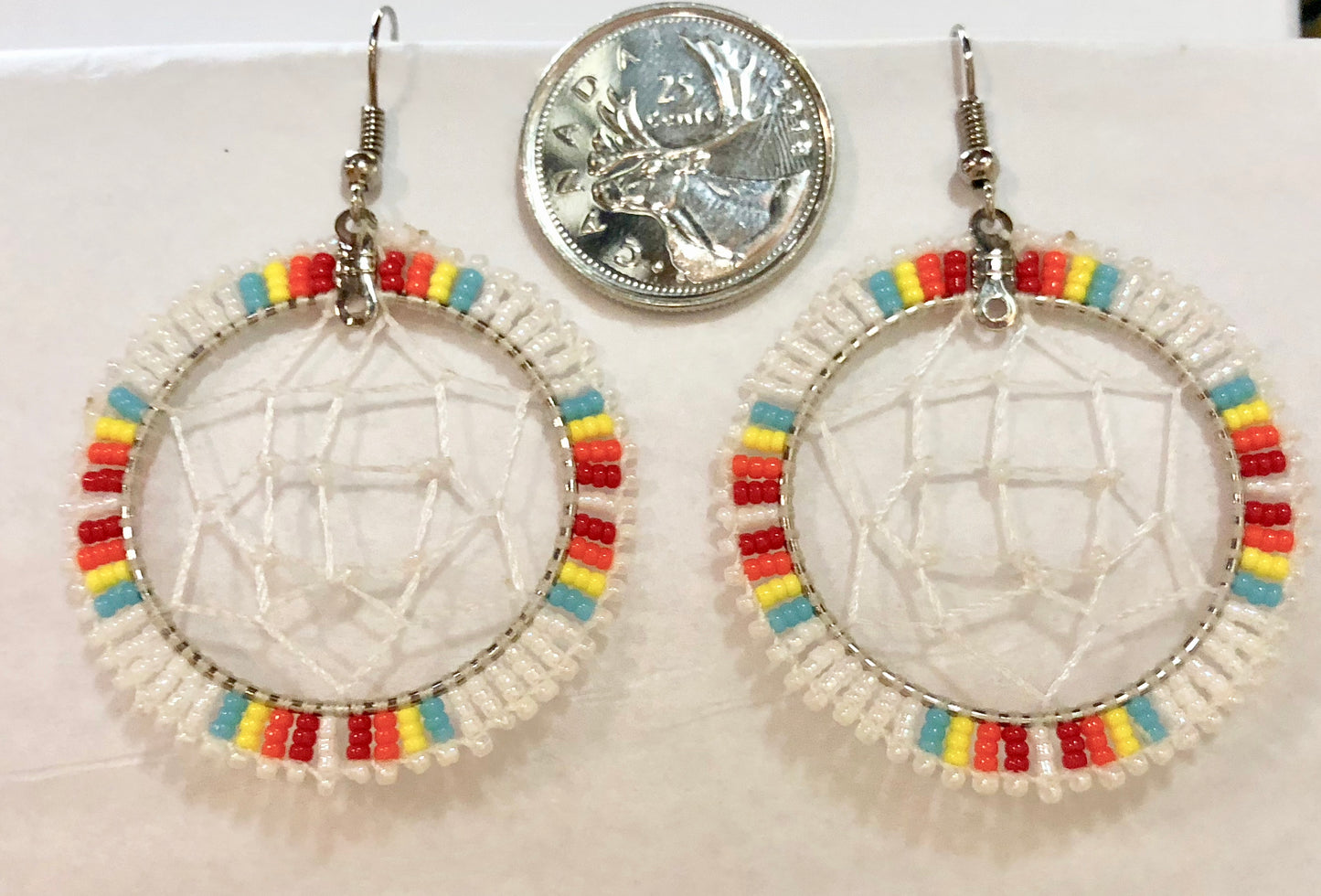 Dreamcatcher Earrings- Beaded