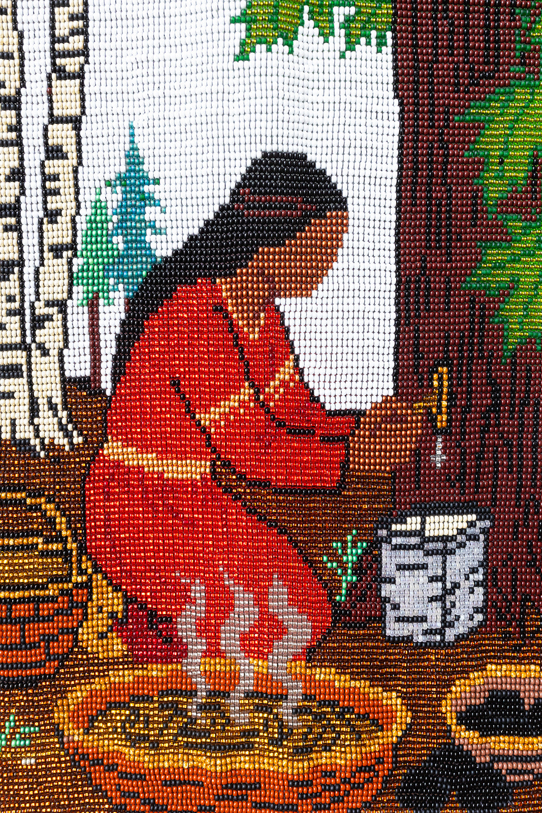 Maple Sap-Beaded Tapestry