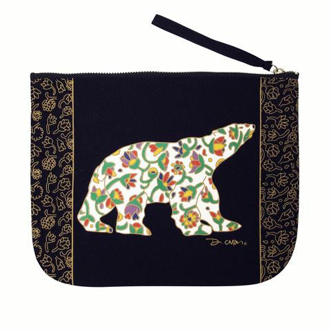 Spring Bear Zippered Pouch