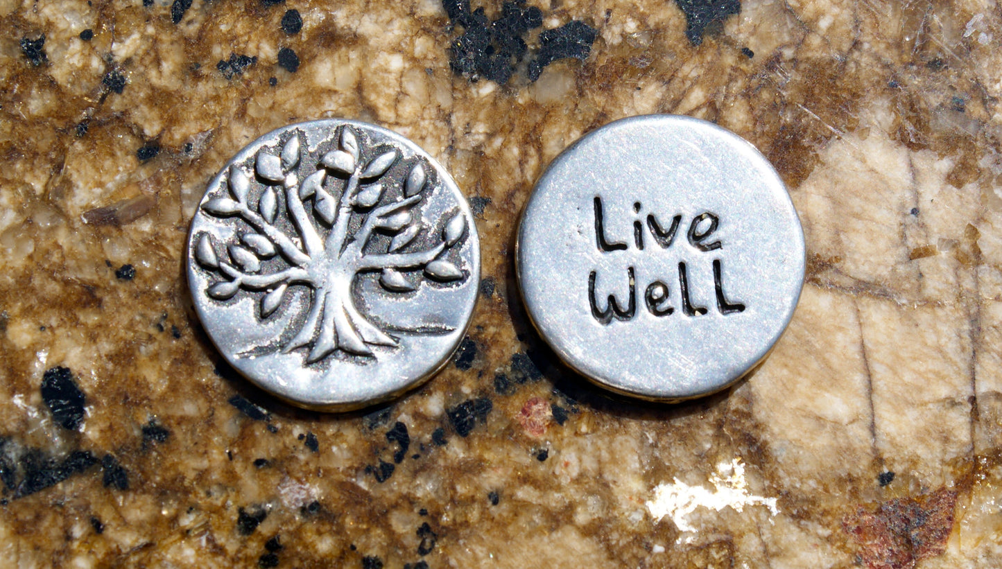 Live Well Inspirational Coins