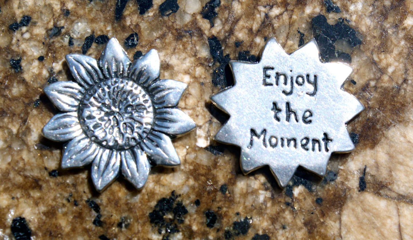 Enjoy the Moment Inspirational Coin