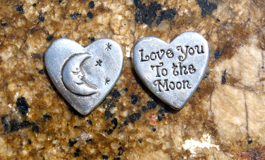 Love You to the Moon Inspirational Coin