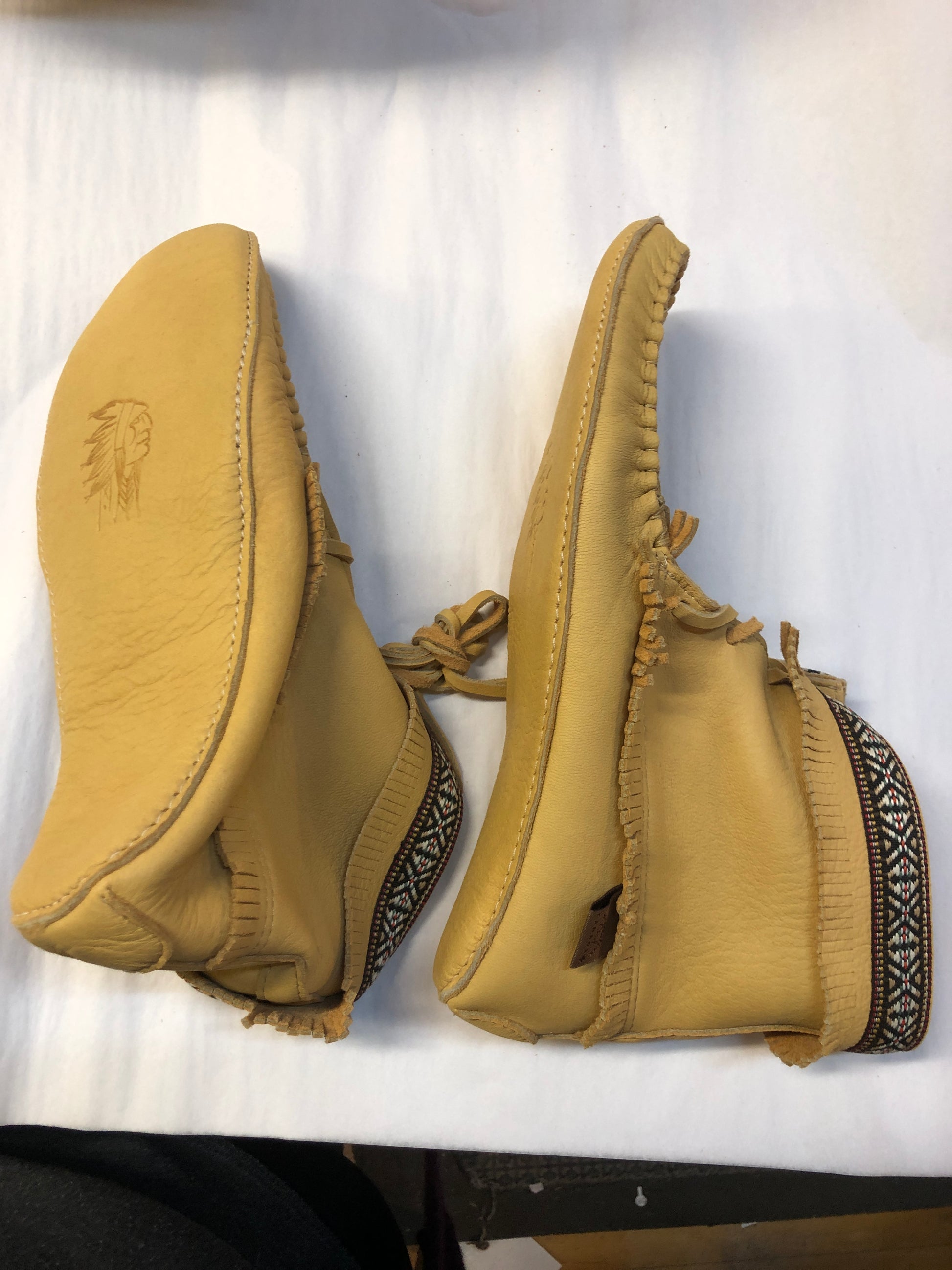 Mens Village Style Bootie-Moose Hide