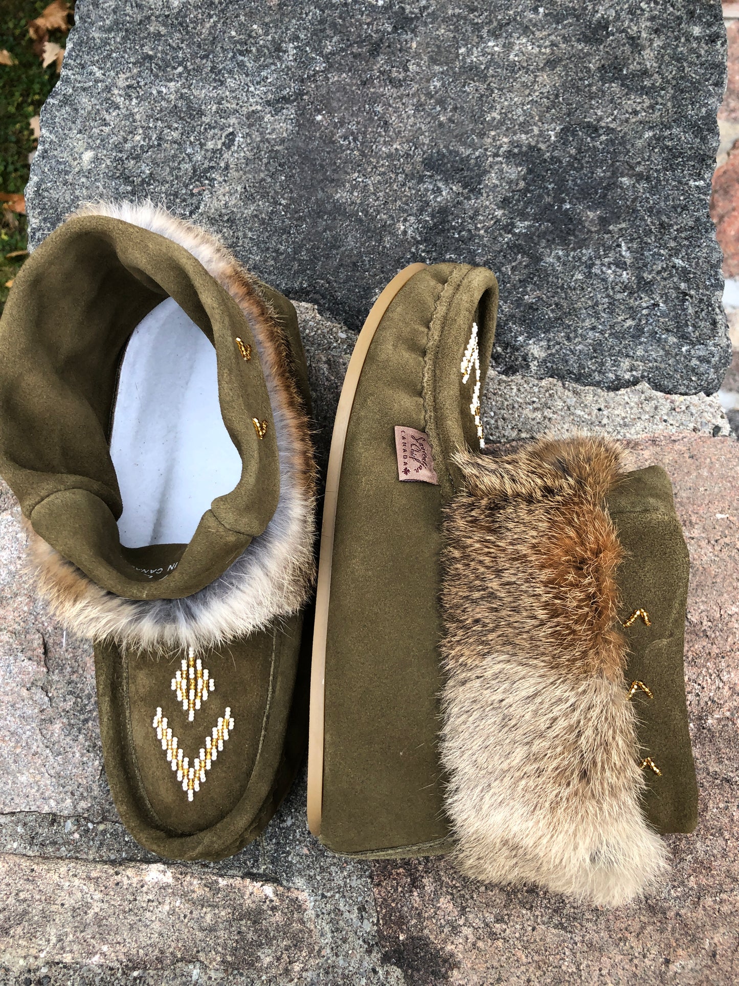 Mini Suede Mukluk-Army