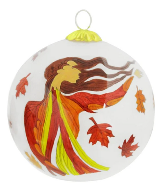 Leaf Dancer Ornament by Maxine Noel