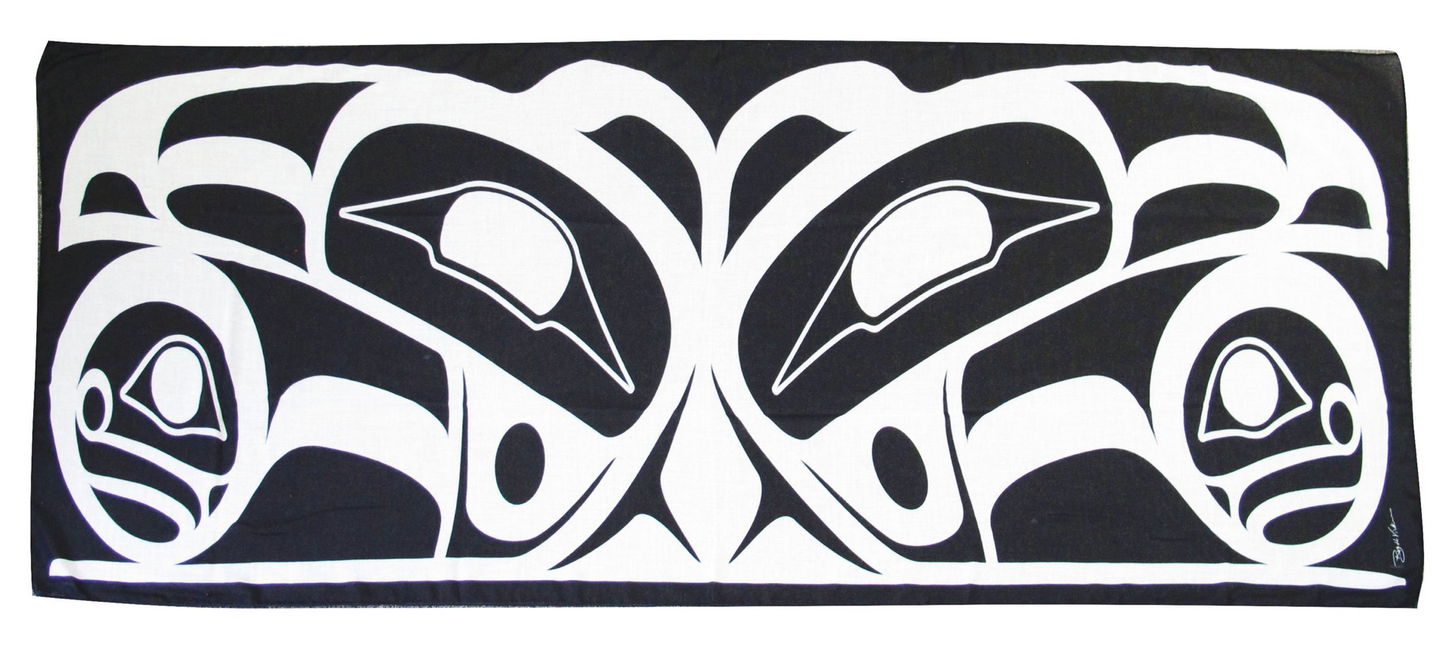 Raven Scarf by Roy Henry Vickers