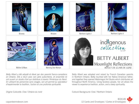 Moonlight Reflections Boxed Note Cards by Betty Albert