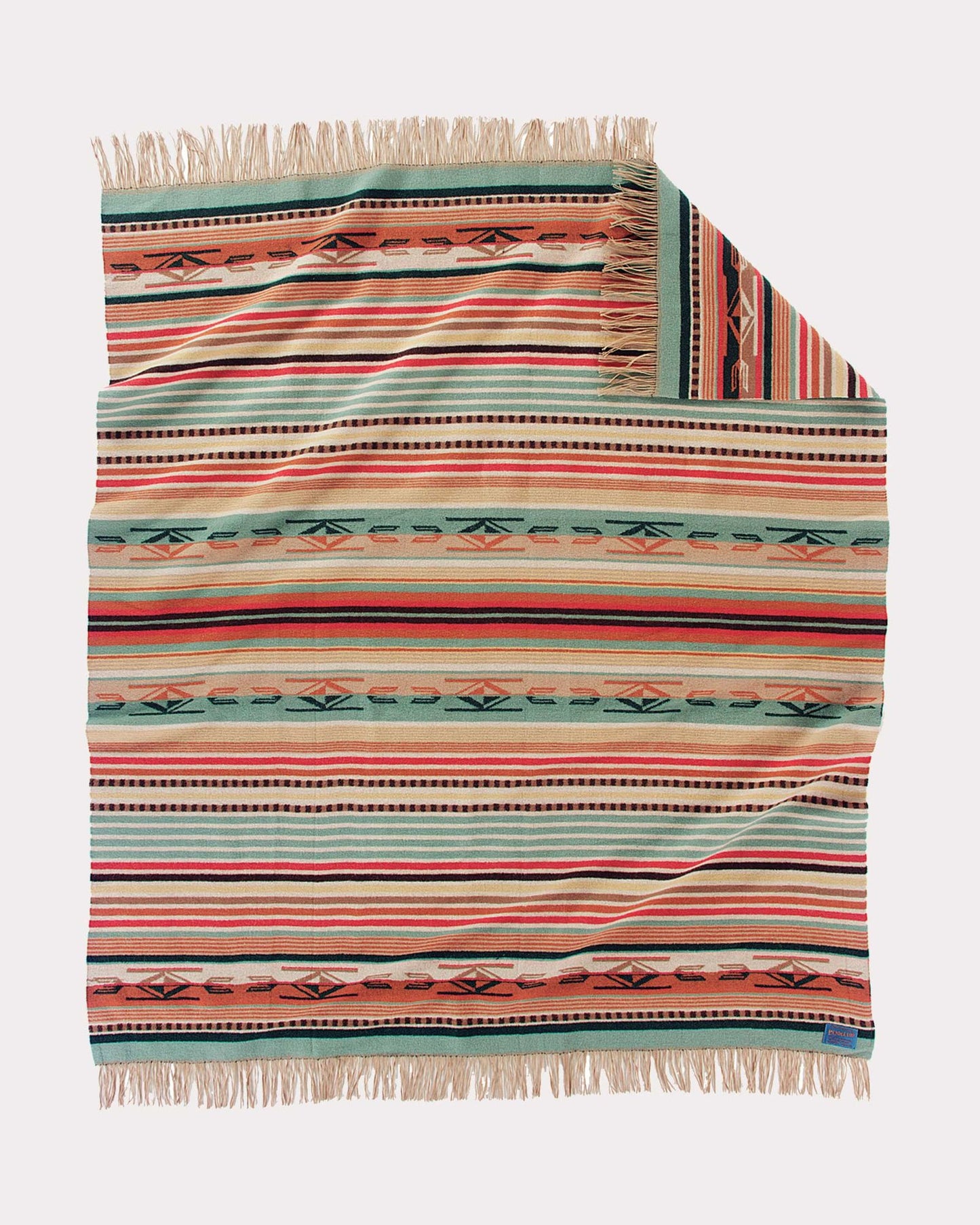 Chimayo Blanket in Coral by Pendleton
