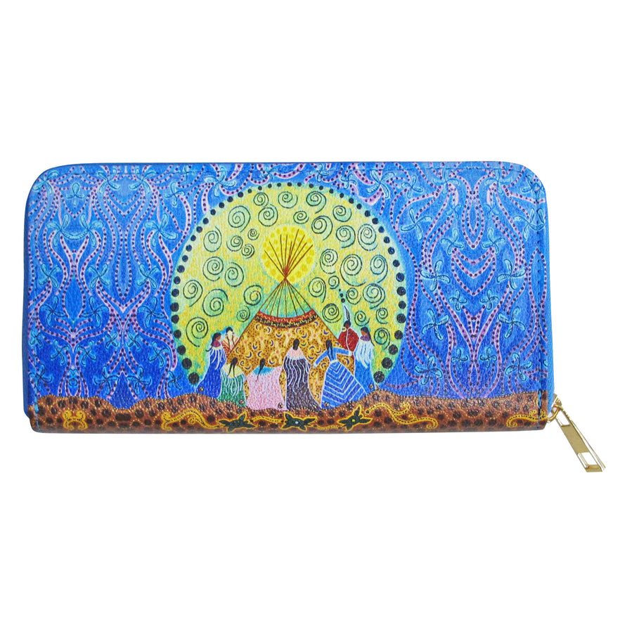 Dancing Woman Zip Wallet