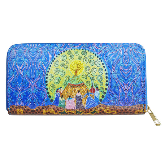 Dancing Woman Zip Wallet