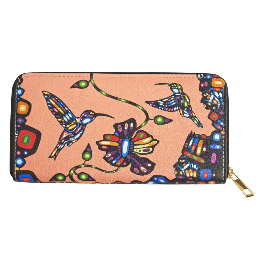 Hummingbird Zip Wallet