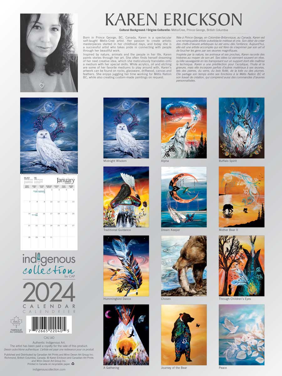 2024 Karen Erickson Calendar