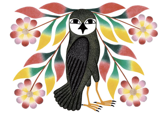 Owl's Bouquet by Kenojuak Ashevak