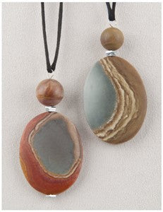 Landscape Jasper Medicine Stone Necklace