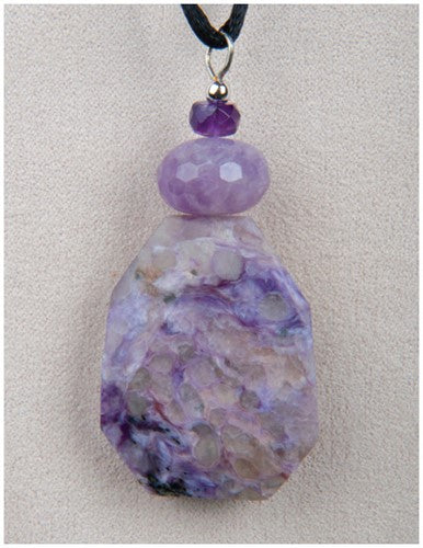 Charoite & Amethyst Necklace