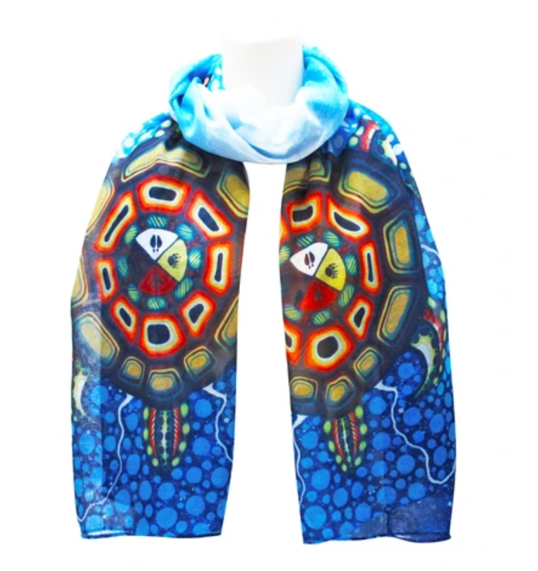 Medicine Turtle Scarf by James Jacko