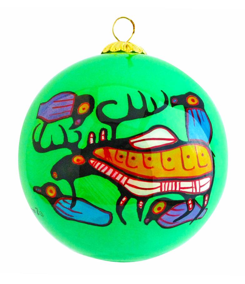 Moose Harmony by Norval Morrisseau Ornament