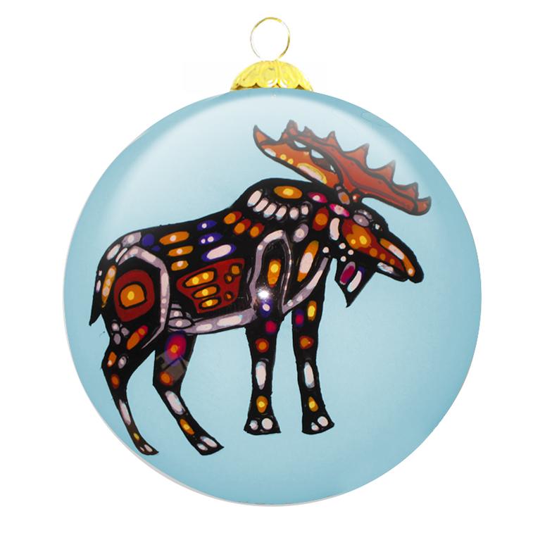Moose Ornament by John Rombough