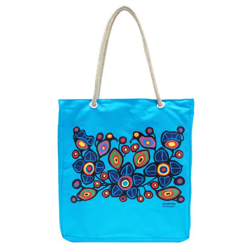 Morrisseau Birds and Flowers Tote Bag