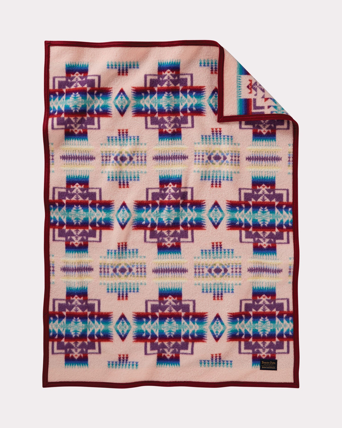 Chief Joseph Baby Blanket by Pendleton, Pink