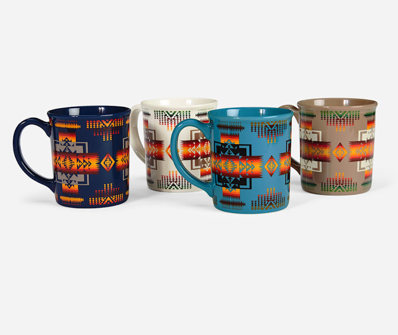 Chief Joseph Set of 4 Mugs by Pendleton