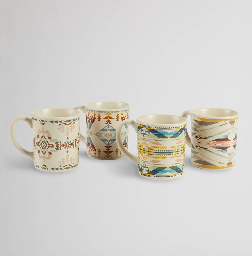 Pendleton Mugs-High Desert Collection Set of 4 – Whetung Ojibwa Centre