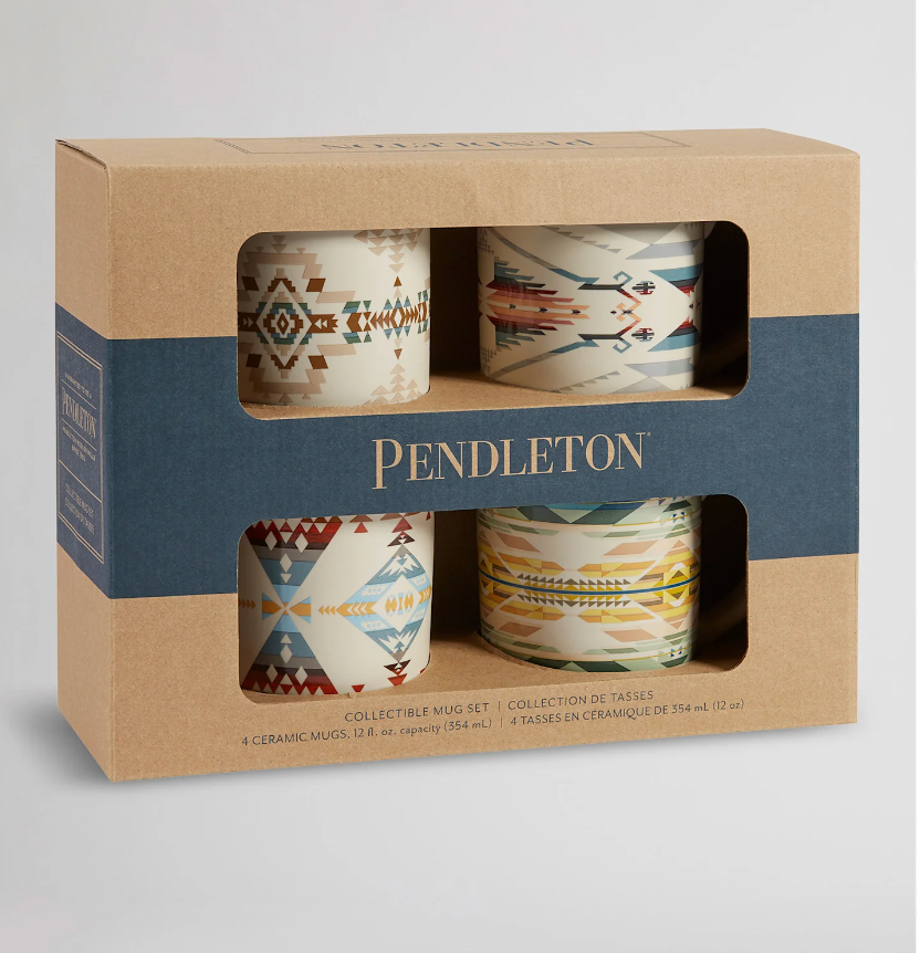 Pendleton Mugs-High Desert Collection Set of 4 – Whetung Ojibwa Centre