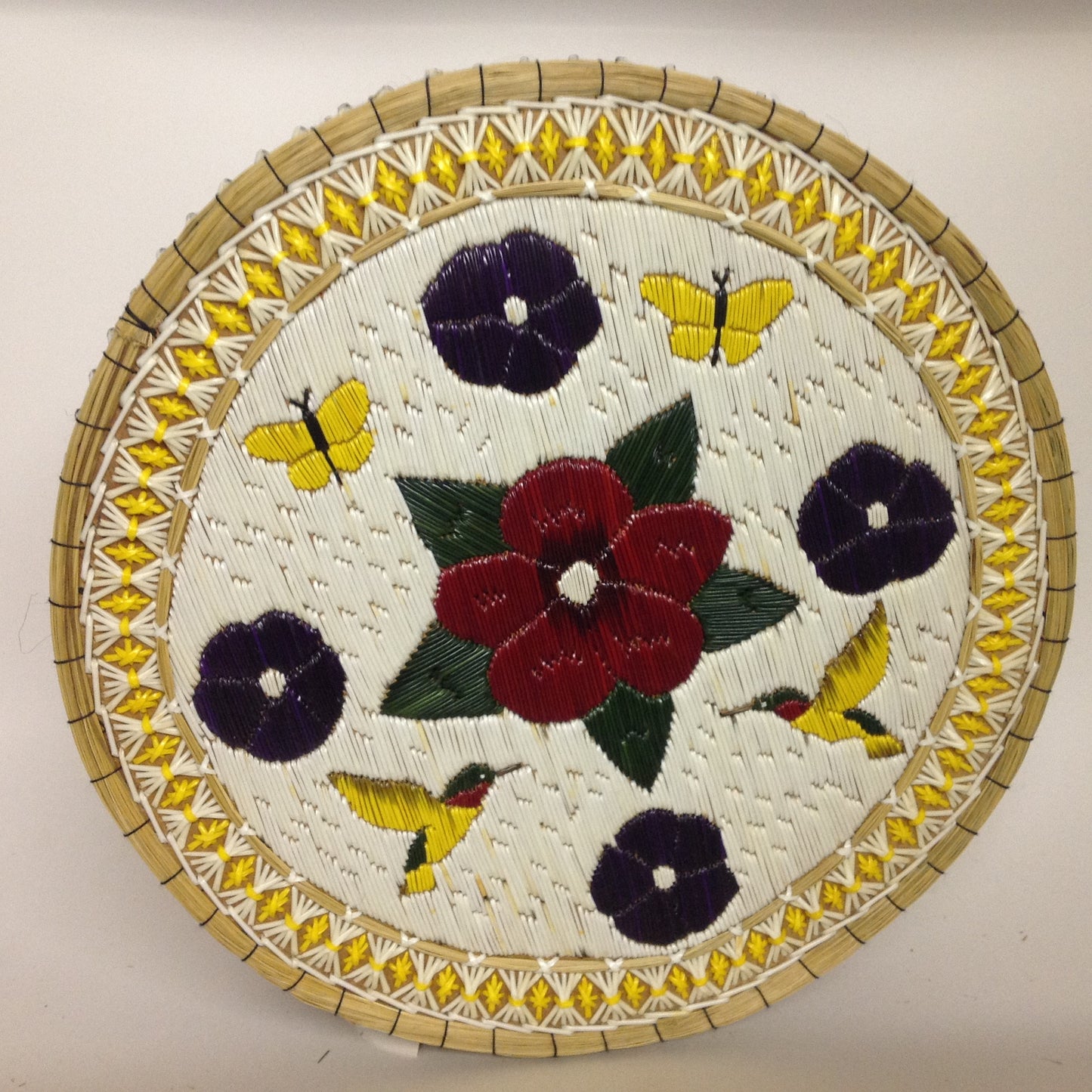 Butterflies and Flowers Quill Box