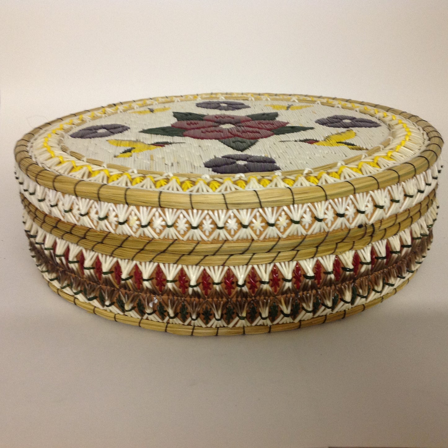 Butterflies and Flowers Quill Box