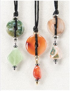 Serenity Amulet Medicine Stone Necklace