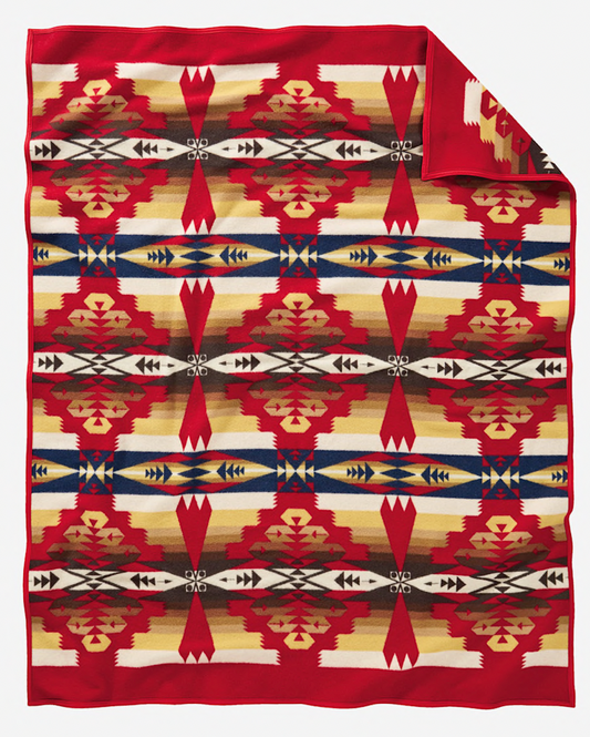 Tucson Blanket by Pendleton in Scarlett