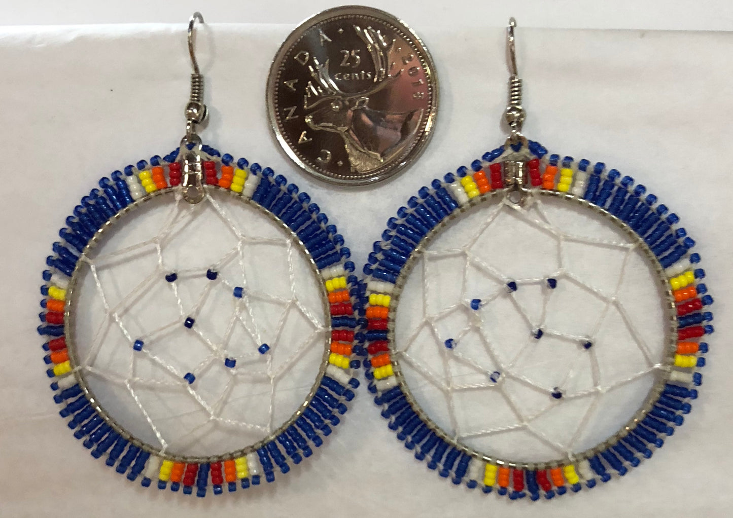 Dreamcatcher Earrings- Beaded