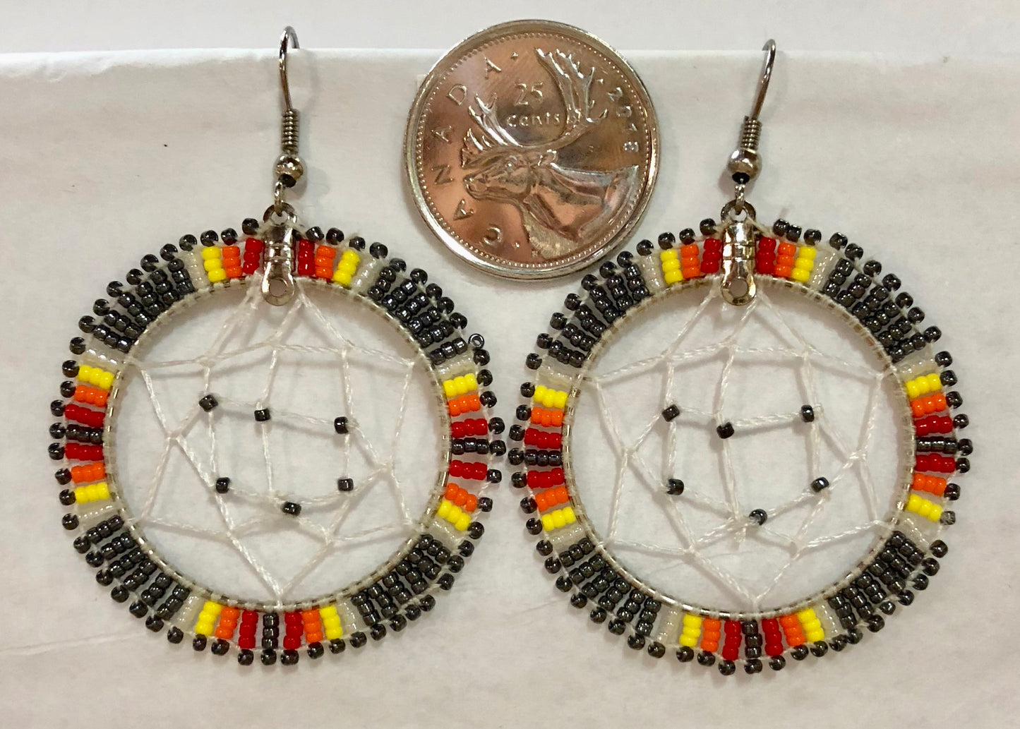 Dreamcatcher Earrings- Beaded