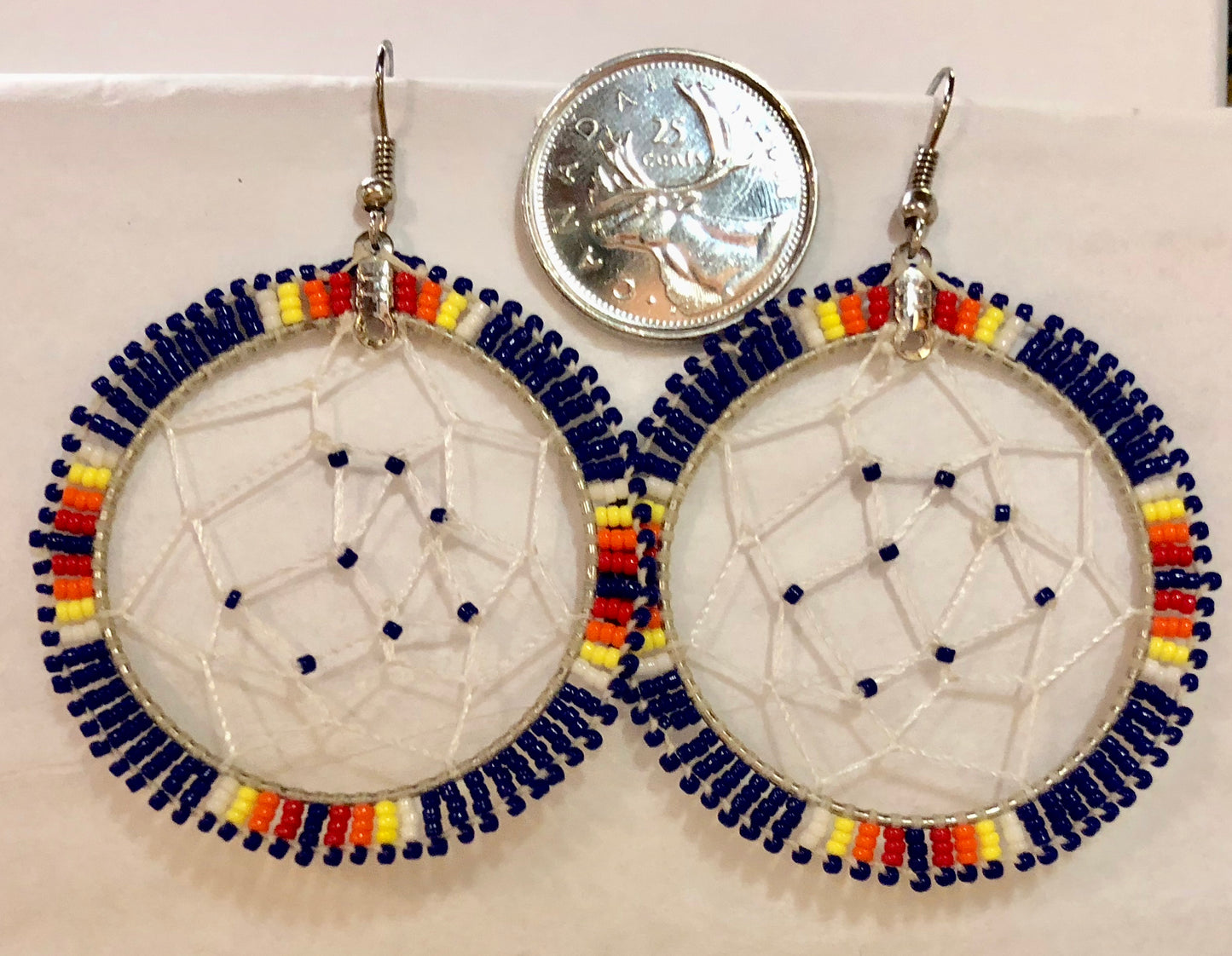 Dreamcatcher Earrings- Beaded